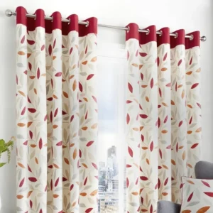 Red Cotton Curtains
