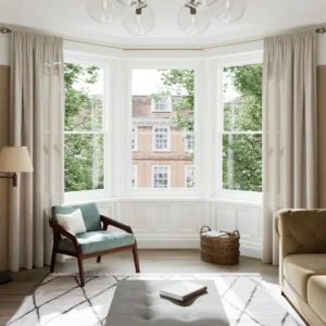 Sand Jute Weave Sheer Curtain