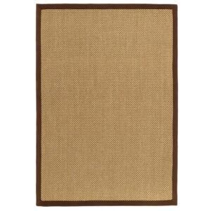Sisal Dark Brown Border Rug Sisal Dark Brown Border Rug