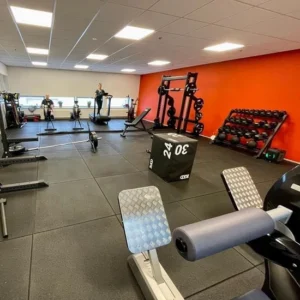Solid Grey Rubber Gym Flooring